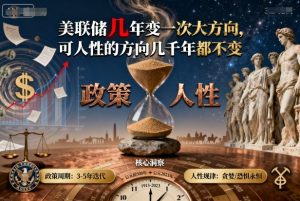 付费文章:美联储几年变一次大方向,可人性的方向几千年都不变-虚拟资源库