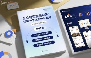 公众号运营高阶课,打造一个优质IP公众号-虚拟资源库