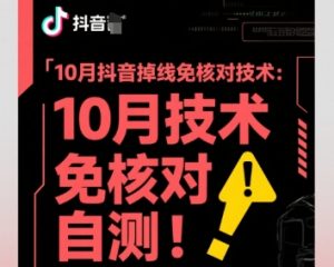 10月抖音掉线免核对技术，不保证百分百，自测-虚拟资源库