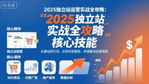 2025独立站运营实战全攻略,一站式掌握独立站运营核心技能-虚拟资源库