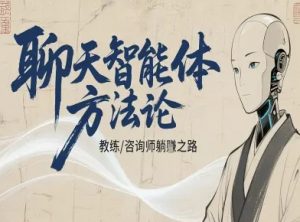 聊天智能体方法论-咨询师教师个人IP教程,咨询师教练躺賺之路-虚拟资源库