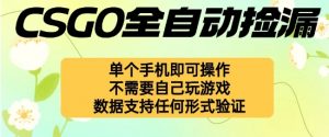 自动挂G捡漏,不用自己挂G不用玩游戏,一个手机即可操作,新手小白轻松月入1W+【揭秘】-虚拟资源库