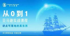 从0-1亚马逊实战课程,亚马逊从0-1,从1-10实操变现-虚拟资源库