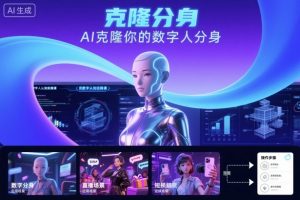 AI数字人认知实操课，克隆你的数字人分身-虚拟资源库