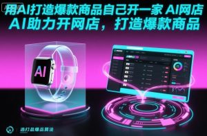 用AI打造爆款商品自己开一家AI网店,AI助力开网店,打造爆款商品-虚拟资源库
