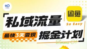 私域流量掘金计划实战训练营,最快3天变现-虚拟资源库