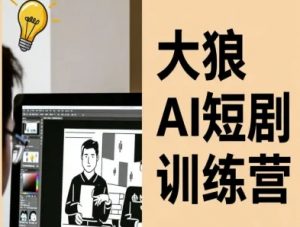 大狼AI短剧训练营-短剧课程（更新中）-虚拟资源库
