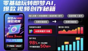 零基础玩转即梦AI,爆款视频创作秘籍-虚拟资源库