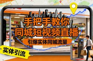 手把手教你同城短视频直播,引爆实体同城流量-虚拟资源库