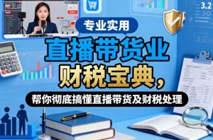 直播带货业财税宝典,帮你彻底搞懂直播带货及财税处理-虚拟资源库
