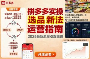 王校长9月12拼多多实操新玩法,全链路涵盖从店铺选品、找对标,布局链接,推广玩法等多维度运营思路(更新)-虚拟资源库