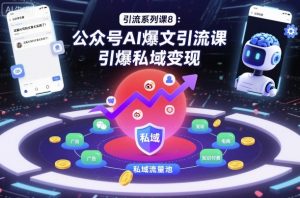 引流系列课8：公众号AI爆文引流课，引爆私域变现-虚拟资源库