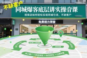 同城爆客底层实操课，视保店如何轻松实现同城引流，不缺客户！-虚拟资源库
