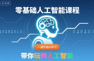 零基础人工智能课程,一键开启AI学习,带你玩转人工智能-虚拟资源库
