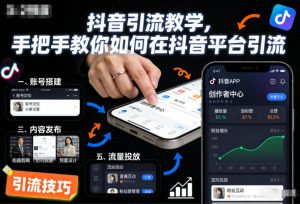 抖音引流教学,手把手教你如何在抖音平台引流-淘宝虚拟货源网