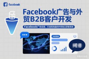 Facebook广告与外贸B2B客户开发，Facebook广告实操，打造高询盘的外贸独立获客系统-虚拟资源库