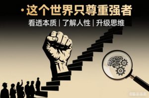 开悟1.0:这个世界只尊重强者,看透本质-了解人性-升级思维-虚拟资源库