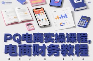 PQ电商实操课程,电商财务教程-淘宝虚拟货源网