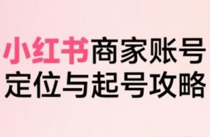 小红书电商全链路实战从定位到爆单,系统拆解小红书商家起号全流程(更新)-虚拟资源库
