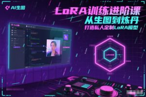 LoRA训练进阶课,从生图到炼丹,打造私人定制LoRA模型-淘宝虚拟货源网