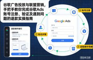谷歌广告投放与联盟营销,手把手教你完成谷歌Ads账号注册、验证及遇到问题的退款实操指南-淘宝虚拟货源网