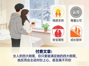付费文章:女人的四大刚需,你只要能满足她的四大刚需,她反而会主动对你上心,甚至离不开你-淘宝虚拟货源网