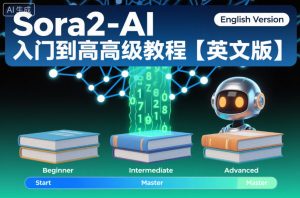 Sora2-AI入门到高级教程【英文版】-淘宝虚拟货源网