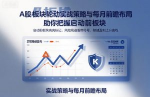 A股板块轮动实战策略与每月前瞻布局,助你把握启动前板块,规避风险,实现稳健盈利-虚拟资源库