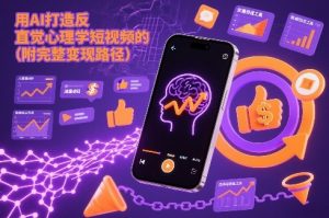 用AI打造“反直觉”心理学短视频的流量密码(附完整变现路径)-淘宝虚拟货源网