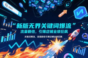 新版无界关键词爆流,流量翻倍,引爆店铺业绩狂飙-淘宝虚拟货源网