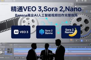 精通VEO 3，Sora 2，Nano Banana商业AI人工智能视频创作完整指南-虚拟资源库