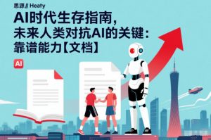 AI时代生存指南,未来人类对抗AI的关键:靠谱能力【文档】-虚拟资源库