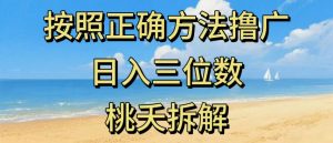 最新零撸看广告賺米，按照正确方法撸广，日入三位数，适合学生宝妈上班族-淘宝虚拟货源网