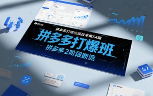 拼多多打爆班原创技术第54期,拼多多2阶段断流-淘宝虚拟货源网