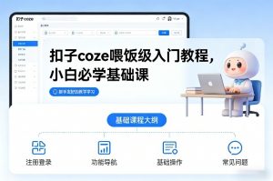 扣子coze喂饭级入门教程,小白必学基础课-淘宝虚拟货源网