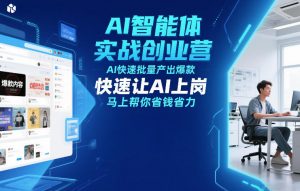 AI智能体实战创业营12月23-25号线下课,AI快速批量产出爆款,快速让AI上岗,马上帮你省钱省力-淘宝虚拟货源网