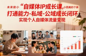 自媒体IP成长课,未来做小而美的个体,打通能力-私域-公域成长闭环,实现个人自媒体流量变现-淘宝虚拟货源网
