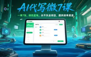 AI代写微课,一单7张,绿色蓝海,永不失业项目,提供接单渠道!-淘宝虚拟货源网