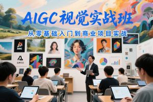 AIGC视觉实战班,从零基础入门到商业项目实战-淘宝虚拟货源网