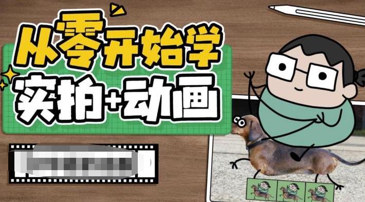从零开始学实拍加动画,实拍加动画创意教程-虚拟资源库