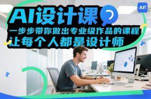 AI设计课，一步步带你做出专业级作品的课程，让每个人都是设计师-虚拟资源库