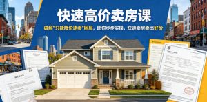 快速高价卖房课,破解“只能降价速卖”困局,助你步步实操,快速卖房卖出好价(更新2026)-虚拟资源库