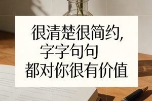 付费文章:很清楚很简约,字字句句都对你很有价值-虚拟资源库