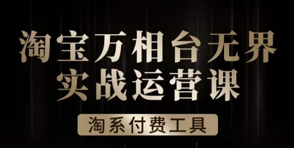 沧海·淘系万相台无界实战运营课,万相台无界实操全案例解析-虚拟资源库