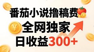 番茄撸稿费,稳定日收益300+,全网独家,副业必看,小白易上手,超级简单【揭秘】-虚拟资源库