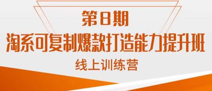 淘系可复制爆款打造能力提升班，这是一套可复制的打爆款标准化流程-虚拟资源库