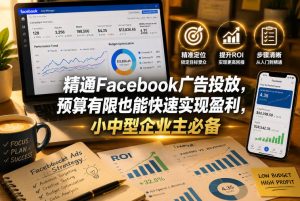 精通Facebook广告投放,预算有限也能快速实现盈利,小中型企业主必备【原创双语字幕】-虚拟资源库