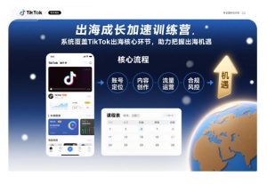 出海成长加速训练营,系统覆盖TikTok出海核心环节,助力把握出海机遇(更新)-虚拟资源库