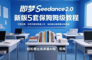 即梦Seedance2.0新版5套保姆级教程，干货拉满，手把手教你快速上手，轻松做出高质量AI短视频-虚拟资源库