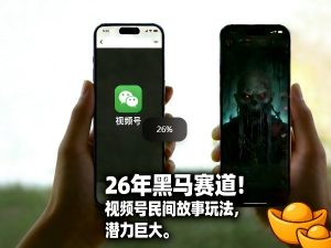 26年黑马赛道,视频号民间故事类玩法,潜力巨大,每日收益超5张-虚拟资源库